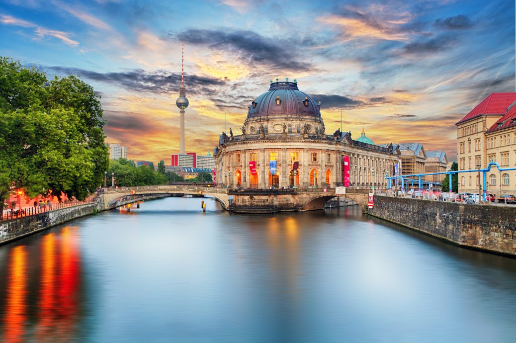 Berlin panorama. Stock image