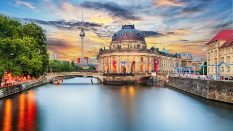 Berlin panorama. Stock image